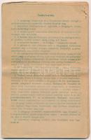 Budapest 1944. "Magyar Királyi Postatakarékpénztár" zálogjegy (18x) T:II,II-