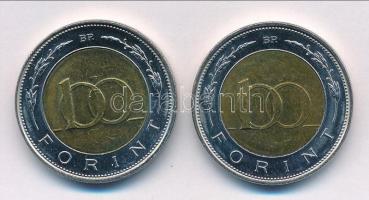 2002. 100Ft "Kossuth" (2x) T:1-,2 
Adamo FOEM1