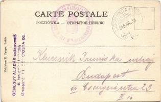 1915 Lublin, Krakowskie Przedmiescie / street view. E. Zynger + "M. kir. 41. honvéd gyalog hado...