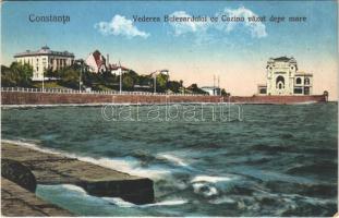 1925 Constanta, Vederea Bulevardului ca Cazino vazut depe mare / casino, seashore