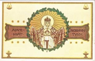 Adveniat regnum tuum / Liturgikus levelezőlapok 19. Szent Skolasztika Obláta Szövetség kiadása (EK)
