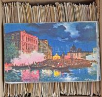 Olaszország kb 400 db régi képeslap, változatos anyag / Italy, ~400 old postcards, interesting material