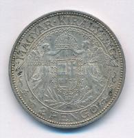 1937. 2P Ag "Madonna" T:2,2- patina
Adamo P7