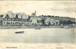1903 Balatonföldvár, parti villák (EK)