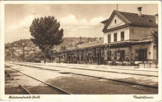 1939 Balatonalmádi-fürdő, vasútállomás (EK)