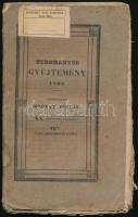 1817-1836 Tudományos gyűjtemény 3 száma: 

1817. XII. köt. Pest,1817, Trattner, 162 p. Kiadói papí...