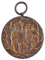 Szerbia 1912. "Első Balkán-háború Emlékérem" aranyozott Br emlékérem mellszalag nélkül T:2...