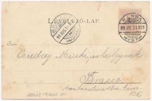 1899 (Vorläufer) Kassa, Kosice; Felsőbb leányiskola. Selmeczi B. és társa kiadása / girl school (fl)