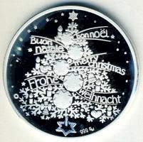 NSZK 1987. "Karácsony-Uetersen" Ag emlékérem, 15g T:PP Díszdobozban, tanúsítvánnyal!