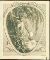 Bayros, von Franz (1866 - 1924): Ex libris 12x14 cm