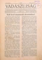 1930 Vadász Újság. Vadászat, vad- és ebtenyésztés, fegyvertechnikai szaklap, Marosvásárhely, Szerk.:...