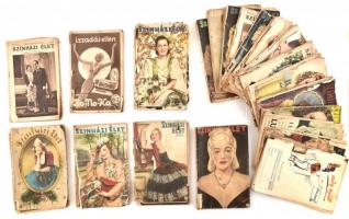 cca 1930-1940 A Színházi Élet és egyéb színházzal kapcsolatos magazinok gyűjteménye vegyes állapotban. 20 db