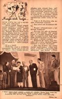 cca 1930-1940 A Színházi Élet és egyéb színházzal kapcsolatos magazinok gyűjteménye vegyes állapotba...
