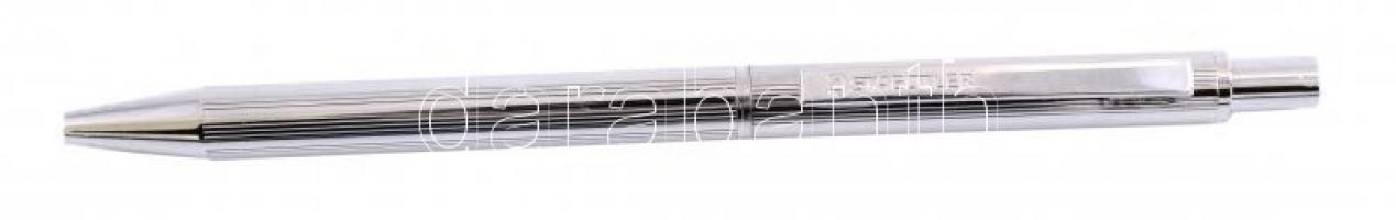 Staedtler ezüstszínű golyóstoll újszerű állapotban, kissé sérült eredeti műanyag dobozában + 1 Parke...