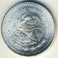 Mexikó 1982. 1Onza Ag "Szabadság" 1oz. T:2/2+ Díszdobozban, tanúsítvánnyal!