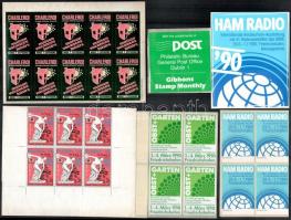 Sport tárgyú nyomtatványok, belépőjegyek, levélzárók, borítékok, stb