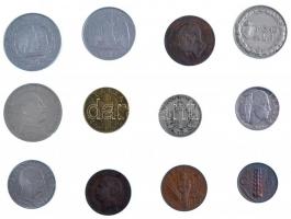 Olaszország 1867-1942. 12db vegyes fémpénz T:vegyes Italy 1867-1942. 12pcs of mixed coins C:mixed