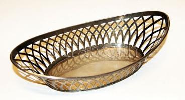 Cca 19. század eleje dekoratív, angol gyümölcsöskosár Ag 250,8g