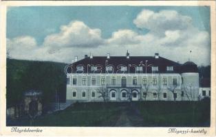 1933 Verőce, Nógrádverőce; Migazzi kastély (EB)