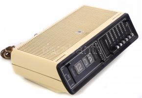 Grundig Sono-Clock 15 retro analóg ébresztős óra. 18x30 cm