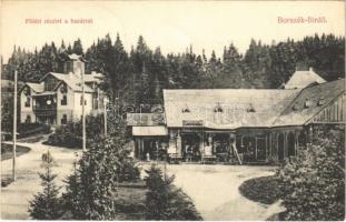 1910 Borszék-fürdő, Baile Borsec; Főtér, bazár. Divald Károly 1921. / main square, bazaar shop