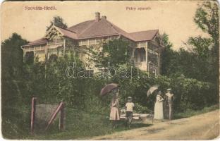 Szováta-fürdő, Baia Sovata; Petry nyaraló. Zsula Sándor 1913. / villa (EK)