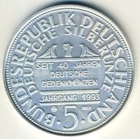 NSZK 1993. "Friedrich von Schiller" Ag emlékérem 31,3g T:BU