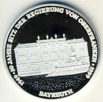 NSZK 1999. "Bayreuth 50 éve székhelye a felső-frank kormánynak" Ag emlékérem 14,8g T:PP