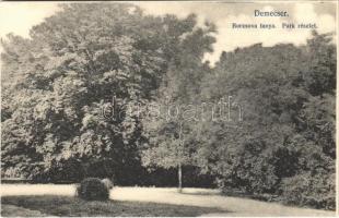 Demecser, Borzsova tanya, park. Malachovsky fényképész kiadása