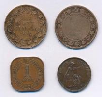 Nagy-Britannia 1936. Farthing Br "V. György" + Kanada 1876. 1c Br "Viktória" + 1...