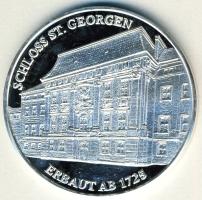 NSZK DN "St.Georgen-kastély" Ag emlékérem 15g T:PP