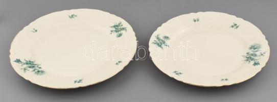 Schönwald virágmintás porcelán készlet: Leveses tál fedéllel, 3 db lapos kínáló, 2 db mély kínáló tá...