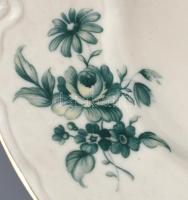 Schönwald virágmintás porcelán készlet: Leveses tál fedéllel, 3 db lapos kínáló, 2 db mély kínáló tá...