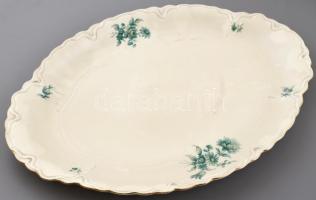 Schönwald virágmintás porcelán készlet: Leveses tál fedéllel, 3 db lapos kínáló, 2 db mély kínáló tá...