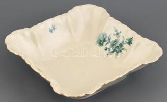 Schönwald virágmintás porcelán készlet: Leveses tál fedéllel, 3 db lapos kínáló, 2 db mély kínáló tá...