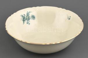 Schönwald virágmintás porcelán készlet: Leveses tál fedéllel, 3 db lapos kínáló, 2 db mély kínáló tá...