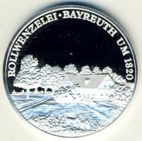 NSZK 1982. "Bayreuth-szőlészet" Ag emlékérem 15g T:PP