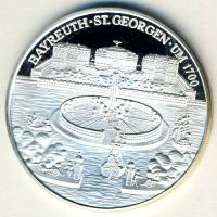 NSZK DN "Bayreuth-St.Georgen" Ag emlékérem 15g T:PP