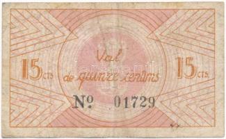 Spanyolország / La Rapita 1937. 15c T:III-
Spain / La Rapita 1937. 15 Centimos C:VG