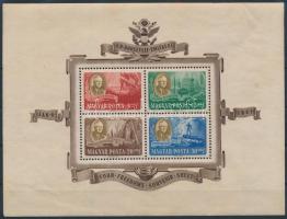 1947 Roosevelt blokkpár (50.000) (ráncok, a postai blokkon pici folt / creases, small stain on posta...