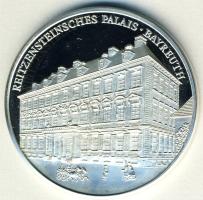 NSZK 1985. "Bayreuth-Reitzensteinsches palota" Ag emlékérem 14,8g T:PP