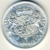 NSZK 1976. "Max Emanuel válaszófejedelem" Ag emlékérem 40g T:BU