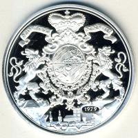 NSZK 1979. "I.Károly Albert választófejedelem" Ag emlékérem 23,6g T:PP