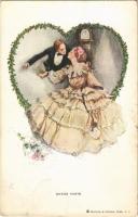 1916 Undue Haste Romantic couple, lady art postcard. Reinthal & Newman Pubs. No. 193. (EK)