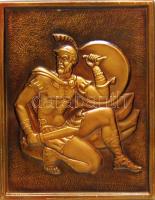 4 db nagyméretű vallásos fém dombornyomat + 1 db műanyag dombornyomat