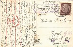 Magyar folklór művészlap / Hungarian folklore art postcard s: Matolay A. + "Oberkommando der We...