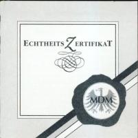 NDK 1990. 20M "Brandenburgi kapu-Berlin" T:1 Díszdobozban, tanúsítvánnyal!