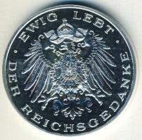 NSZK 1971. "Otto von Bismarck" Ag emlékérem 20g T:PP