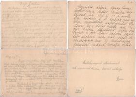 9 db magyar második világháborús zsidó KMSZ (közérdekű munkaszolgálatos) tábori posta munkatáborokbó...