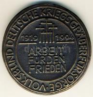 NSZK 1994. "Theodor Heuss" nagyalakú, dekoratív Br plakett T:1